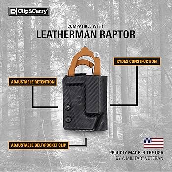 FreshService×HOUYHNHNM SHOOTING CORT Clip & Carry Kydex Multitool Sheath for the Leatherman